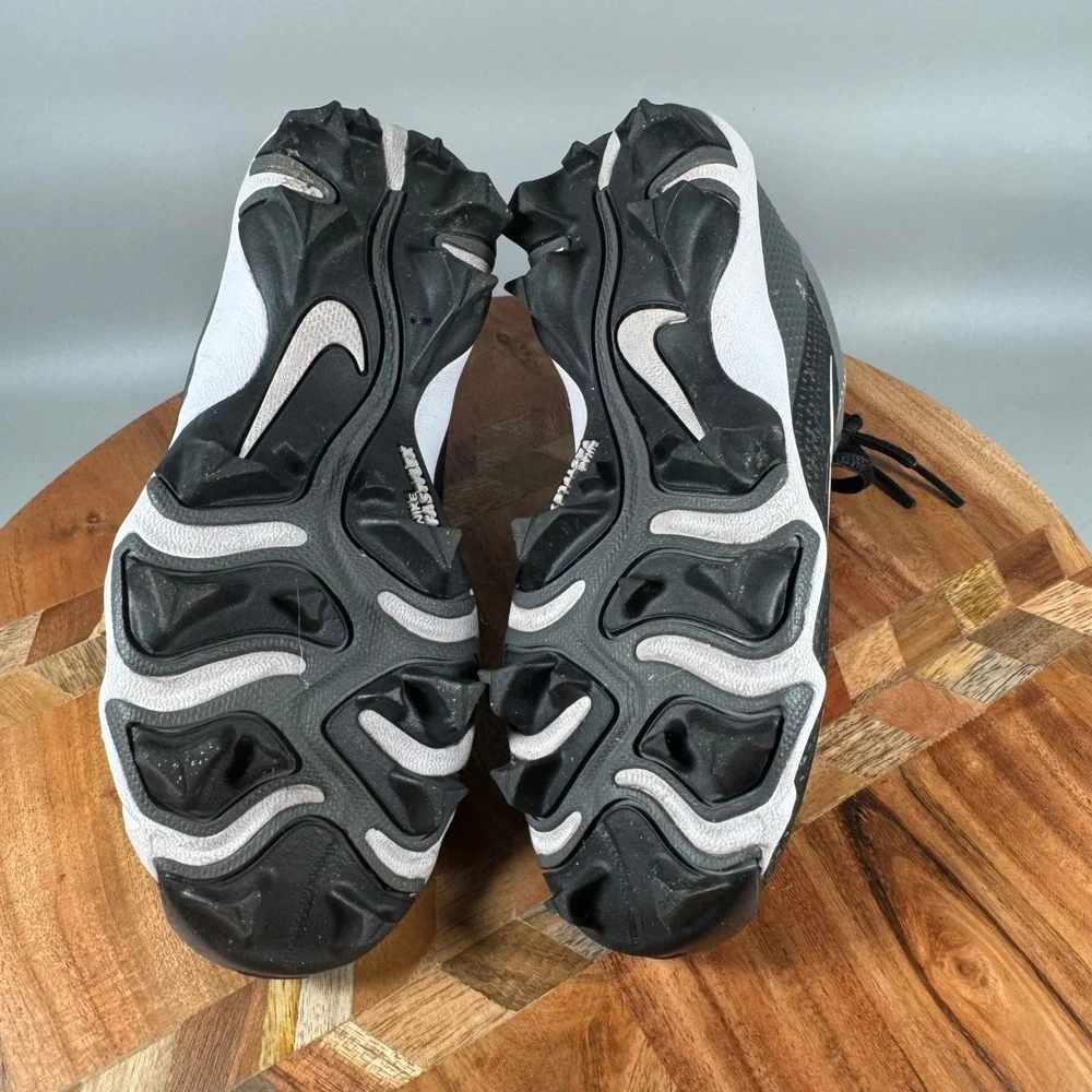 Nike Vapor Ultrafly 4 Keystone Kids Baseball Cleats Black Grey DH5089-010 1.5Y